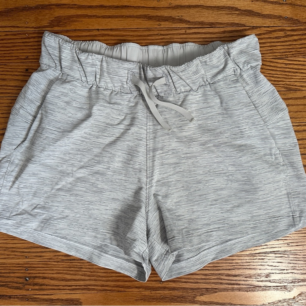 Lululemon Athletica Light Gray Athletic Shorts